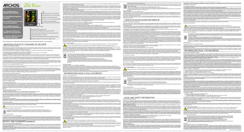 Image de la première page du manuel de l'appareil 20d Vision