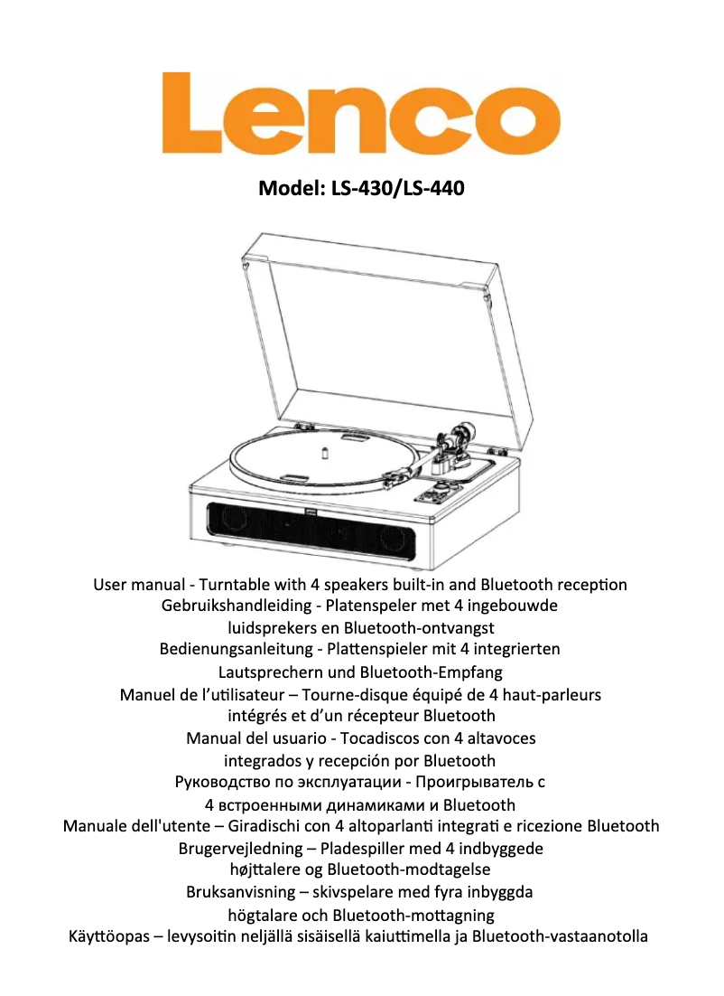 Image de la première page du manuel de l'appareil LS-440