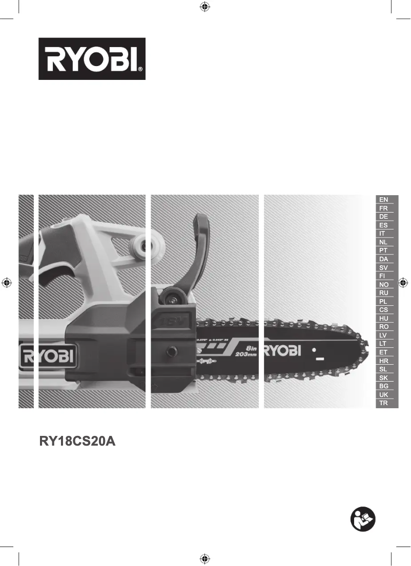 Image de la première page du manuel de l'appareil One+ RY18CS20A