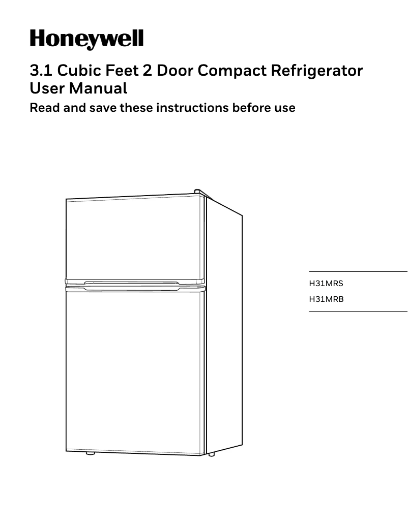 Page 1 de la notice Manuel utilisateur Honeywell H31MRS
