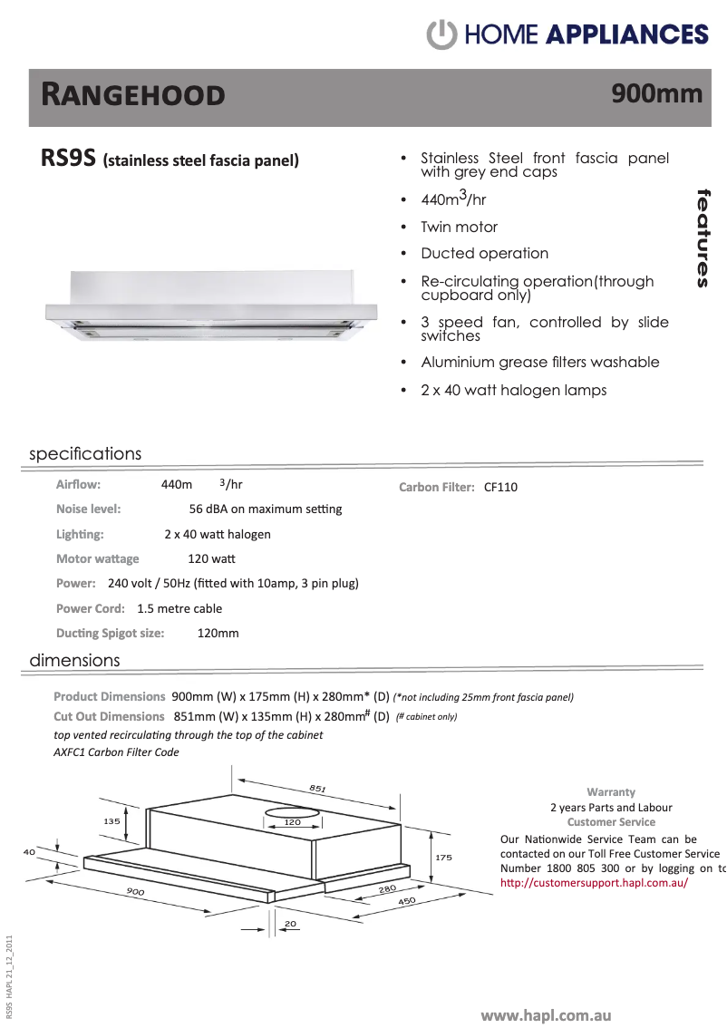 Page n°1 - Manuel utilisateur Euromaid RS9W