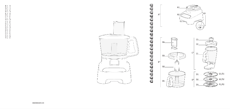 Page 1 de la notice Manuel utilisateur Tefal Double Force Pro DO8218