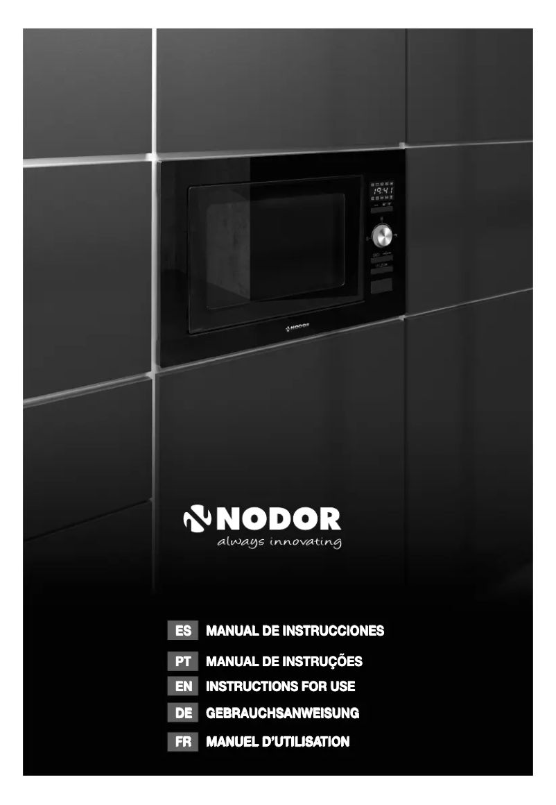 Image de la première page du manuel de l'appareil NorChef MW 25 DG DB