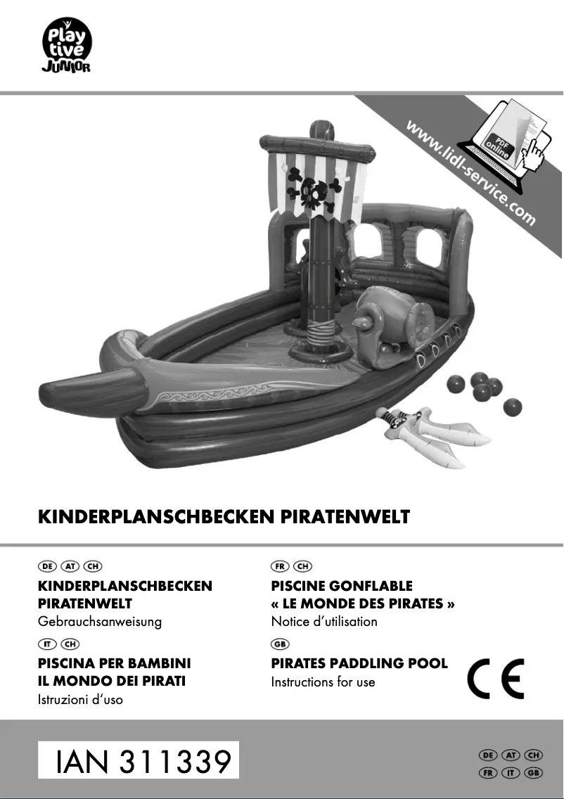 Página 1 del manual Manual de usuario Playtive IAN 311339