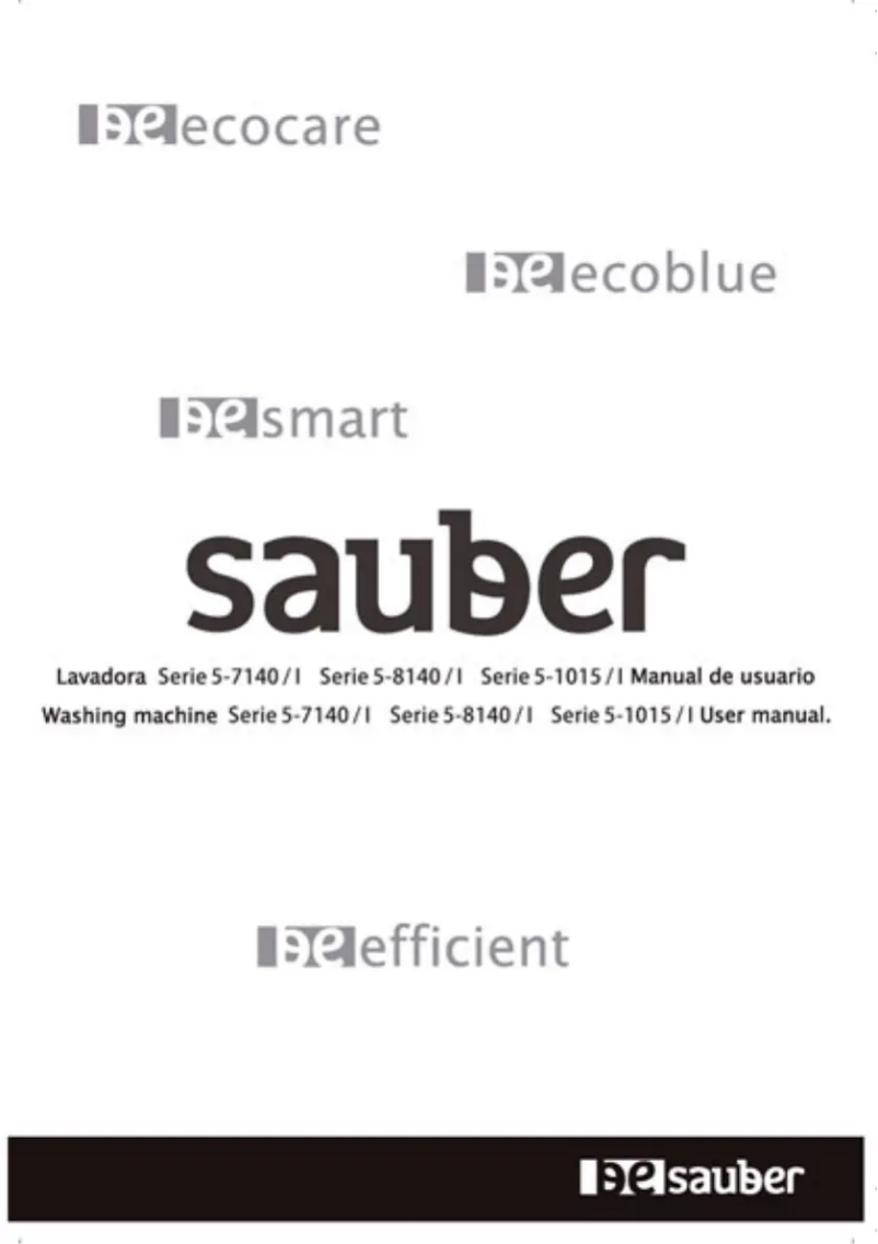 Page 1 de la notice Manuel utilisateur Sauber SERIE 5-1015