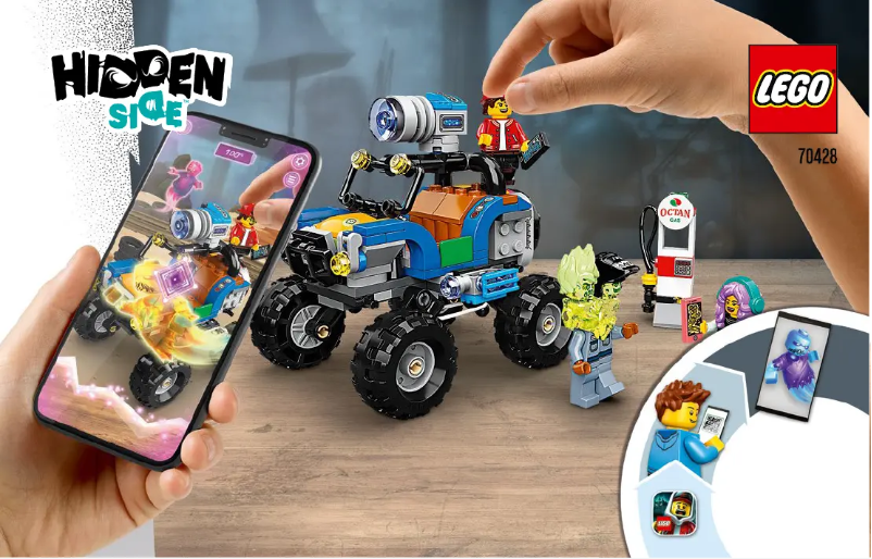 Image de la première page du manuel de l'appareil Hidden Side 70428