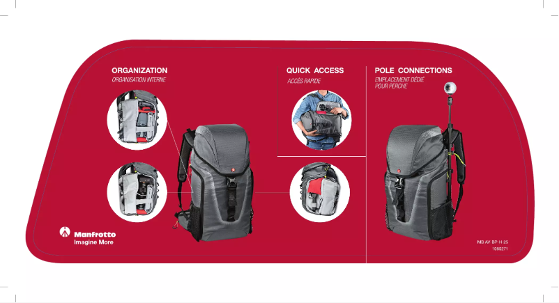 Page 1 de la notice Manuel utilisateur Manfrotto Hover-25