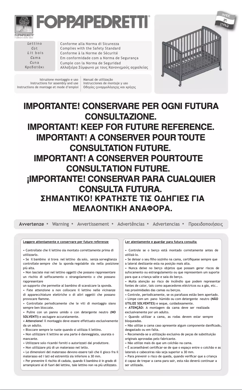 Image de la première page du manuel de l'appareil Paky
