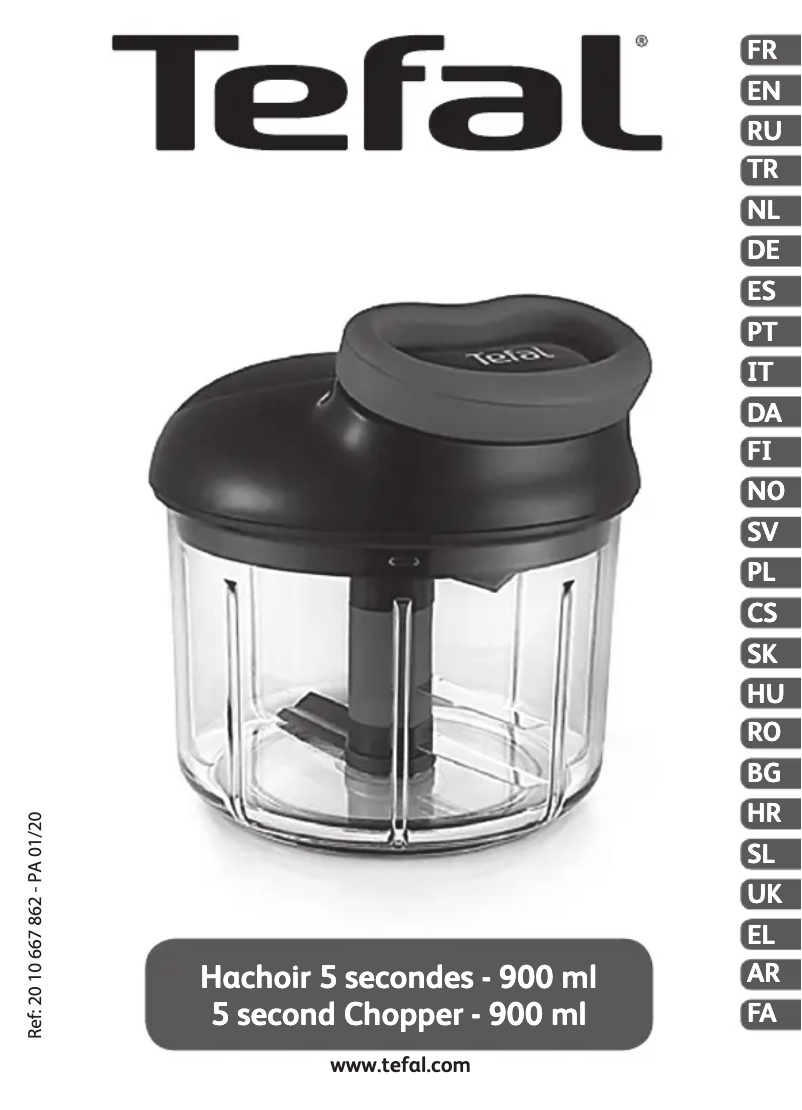 Image de la première page du manuel de l'appareil 5 second Chopper K13204