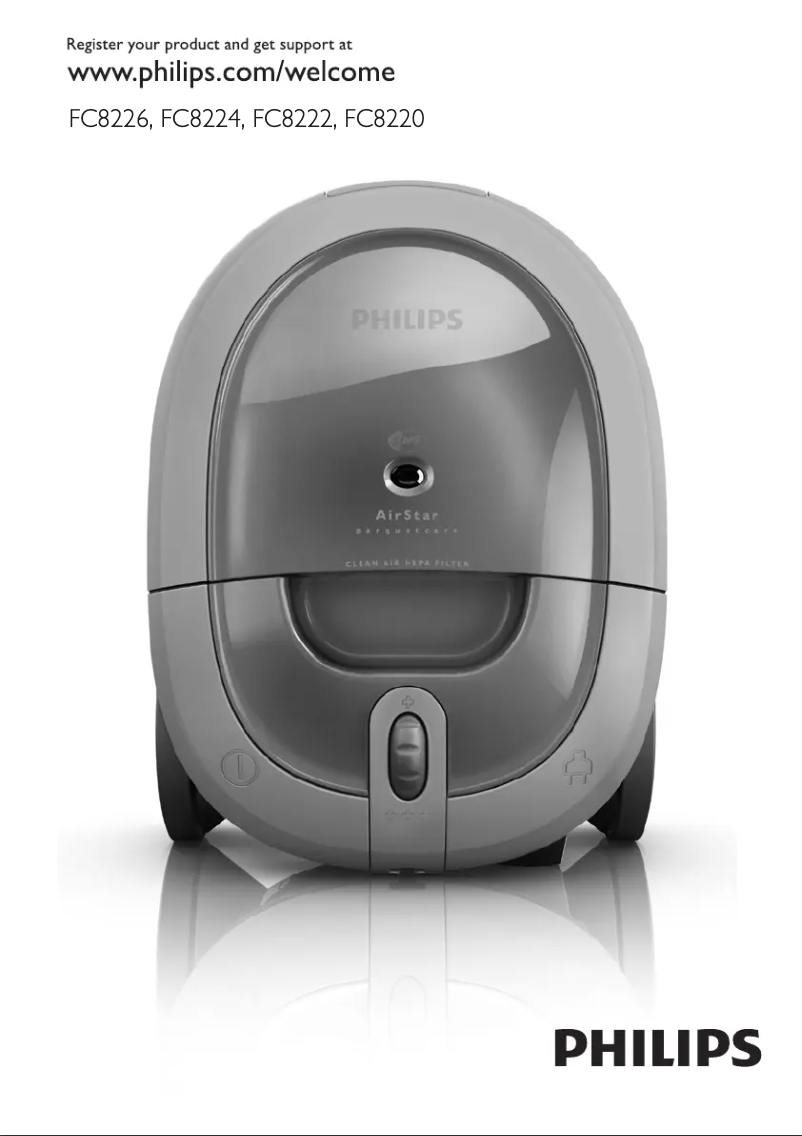 Página 1 del manual Manual de usuario Philips AirStar FC8222