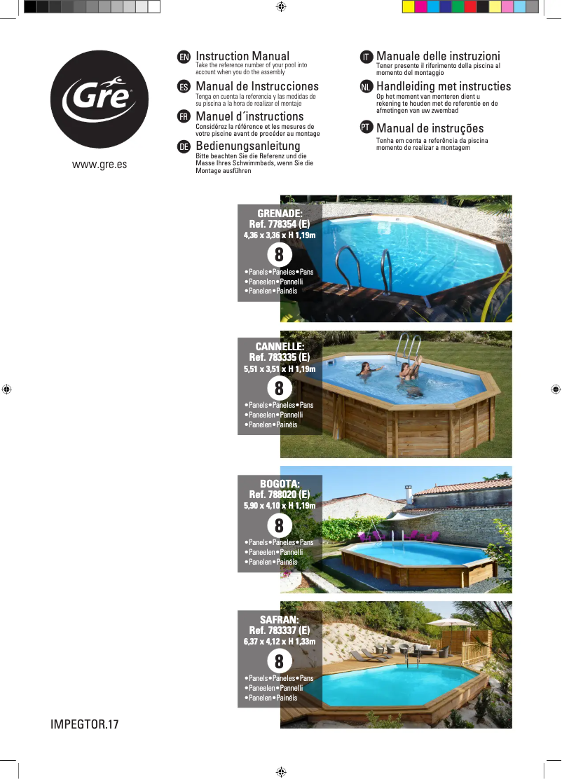 Página 1 del manual Manual de usuario Gre 790089