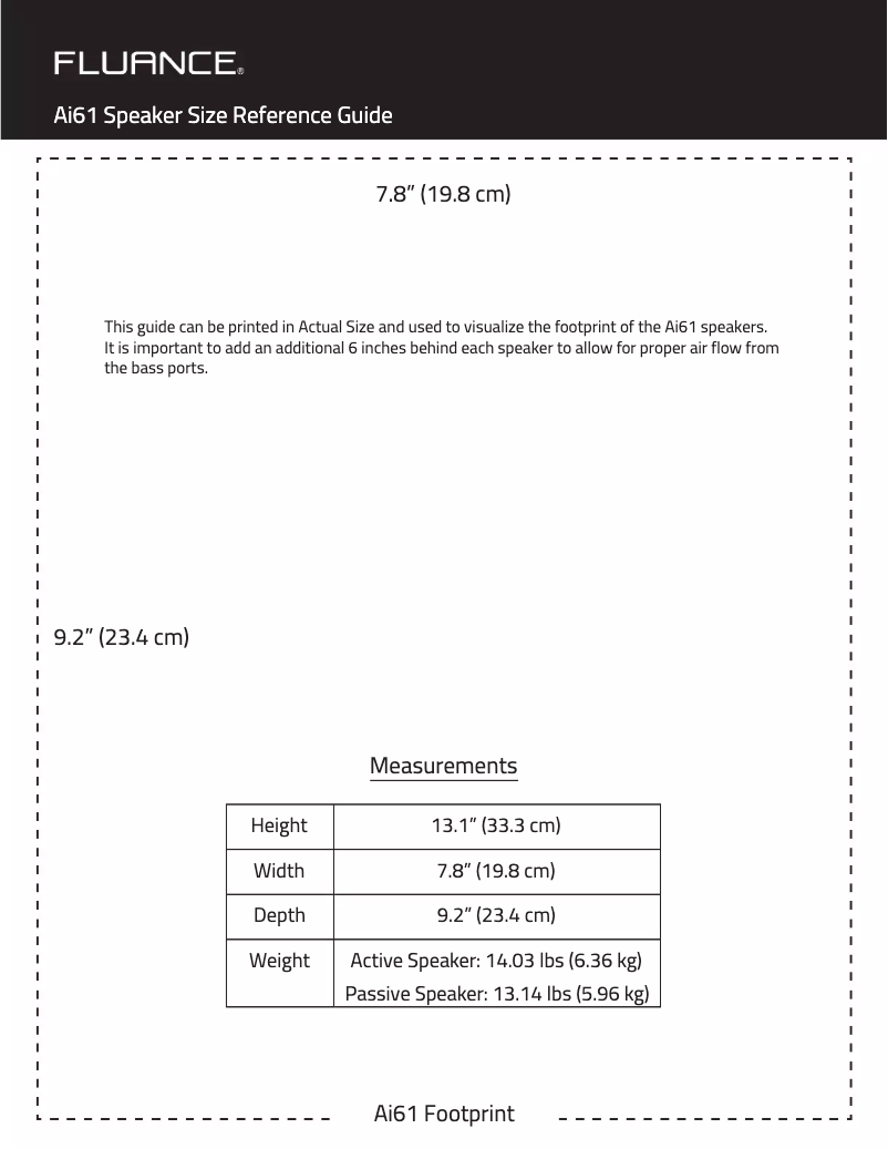Page n°1 - Manuel utilisateur Fluance RT80
