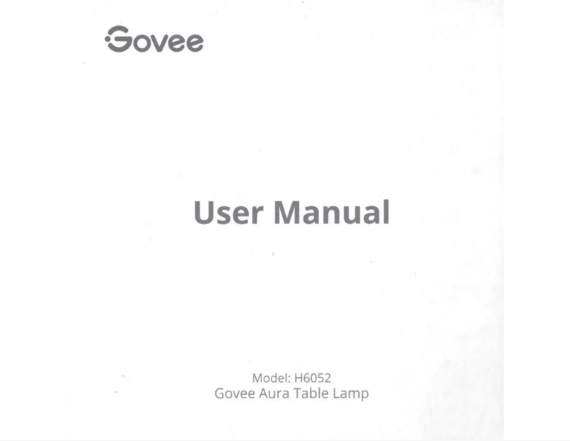 Page n°1 - Manuel utilisateur Govee H6052