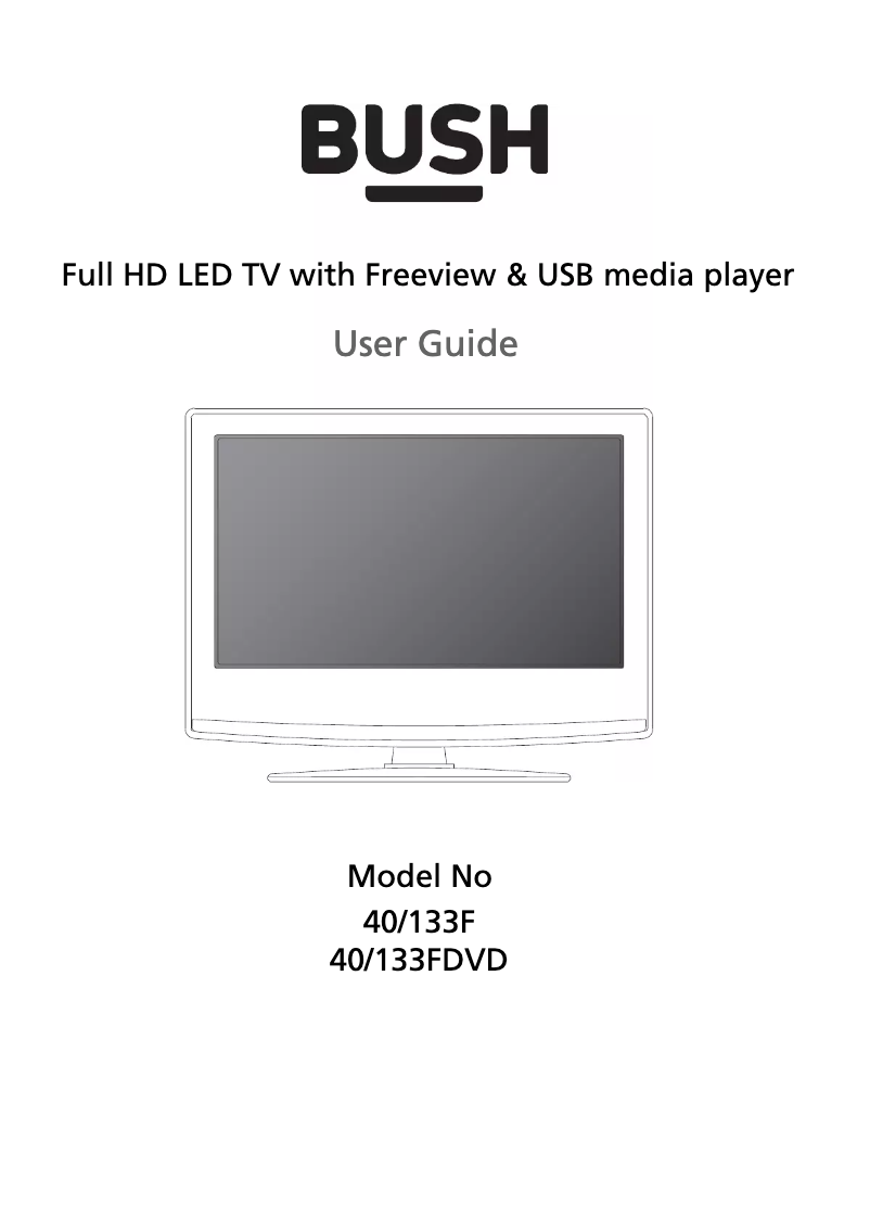 Imagen de la primera página del manual del dispositivo 40/133FDVD