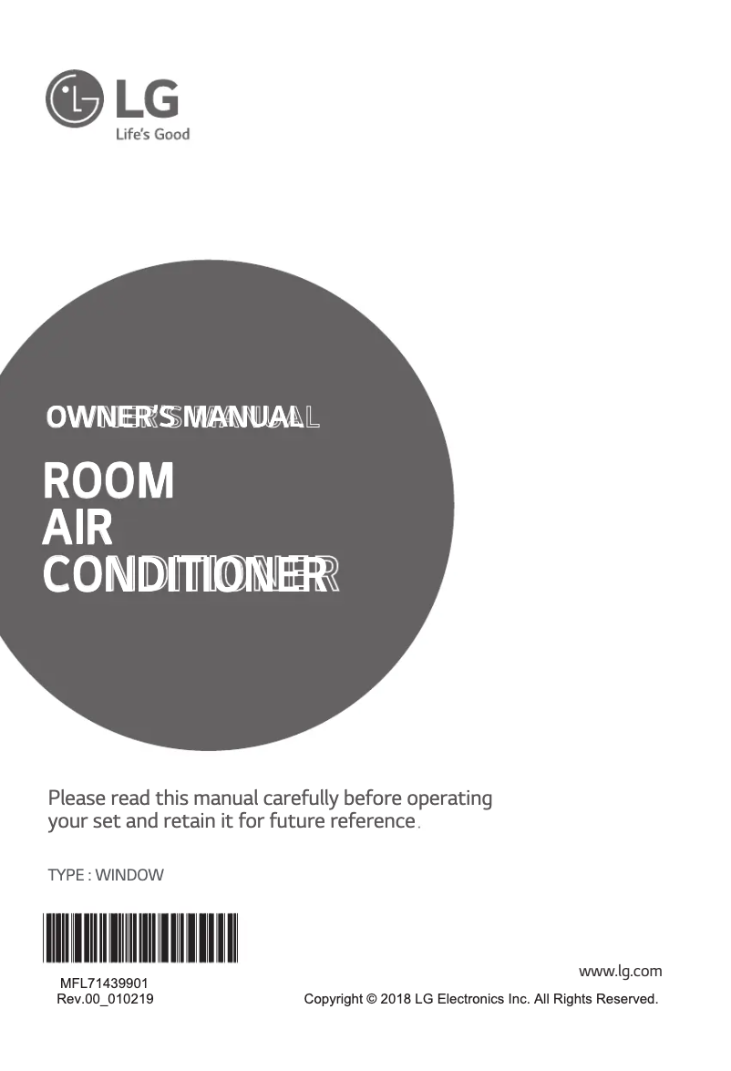 Página 1 del manual Manual de usuario LG LA150LC