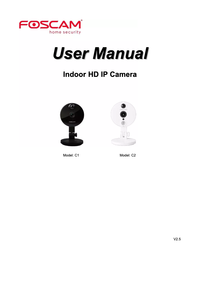 Page n°1 - Manuel utilisateur Foscam C2M-B