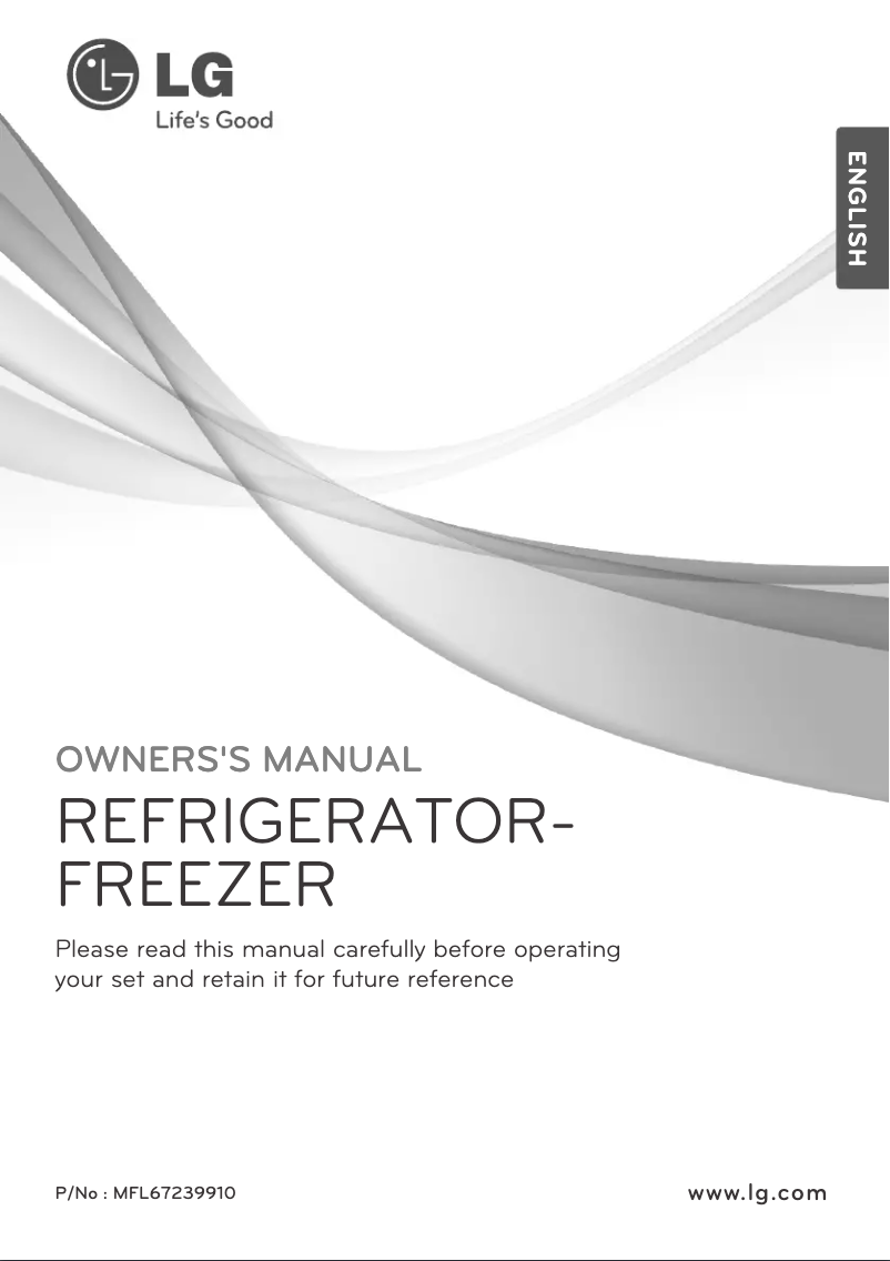 Page 1 de la notice Manuel utilisateur LG GR-M702GPHA