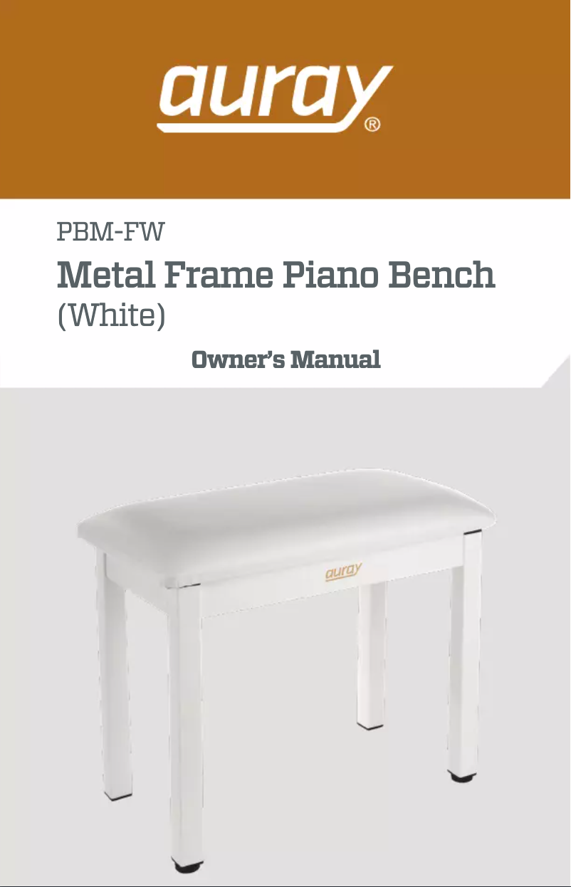 Página 1 del manual Manual de usuario Auray PBM-FW