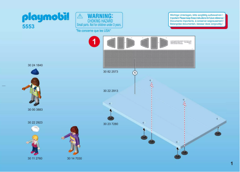 Page n°1 - Manuel utilisateur Playmobil Summer Fun Boat Swings 5553