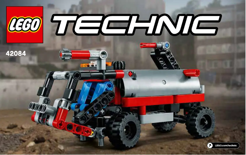 Page n°1 - Consignes visuelles Lego Technic 42084