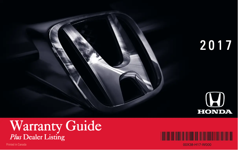 Página 1 del manual Manual de uso y mantenimiento Honda Pilot (2017)