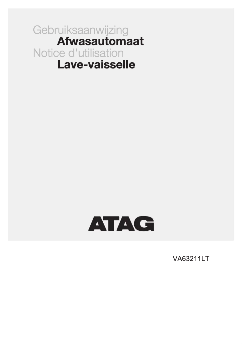 Page 1 de la notice Manuel utilisateur Atag VA63211LT