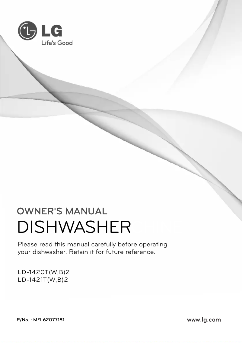 Page 1 de la notice Manuel utilisateur LG LD-1421T2