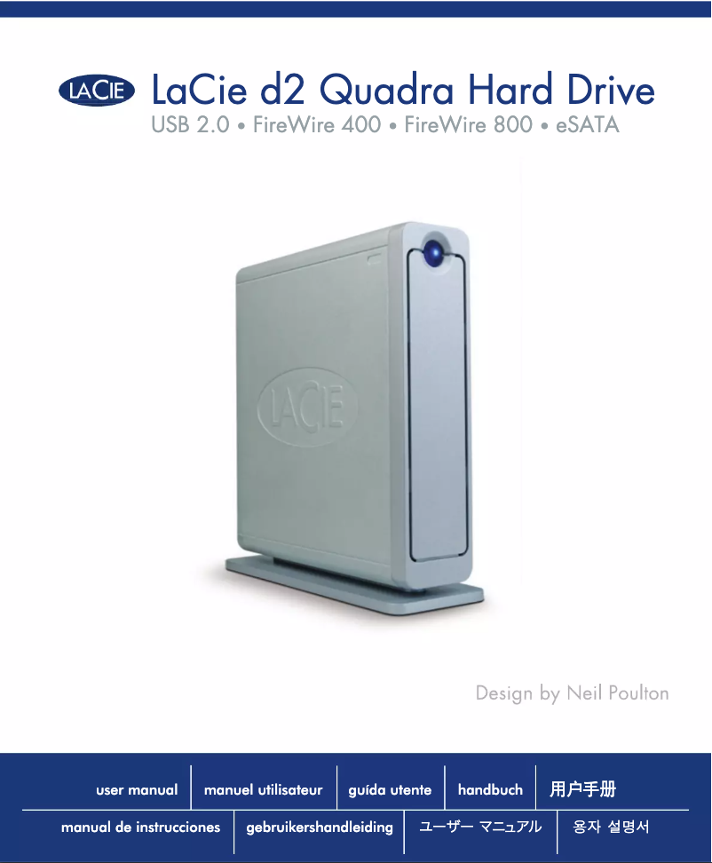 Page n°1 - Manuel utilisateur LaCie d2 Quadra v3 2 TB
