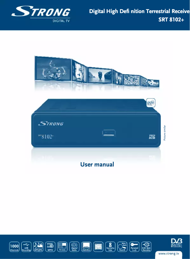 Image de la première page du manuel de l'appareil SRT 8102+