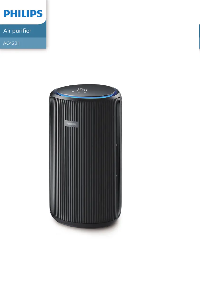 First page image of the manual for AC4221