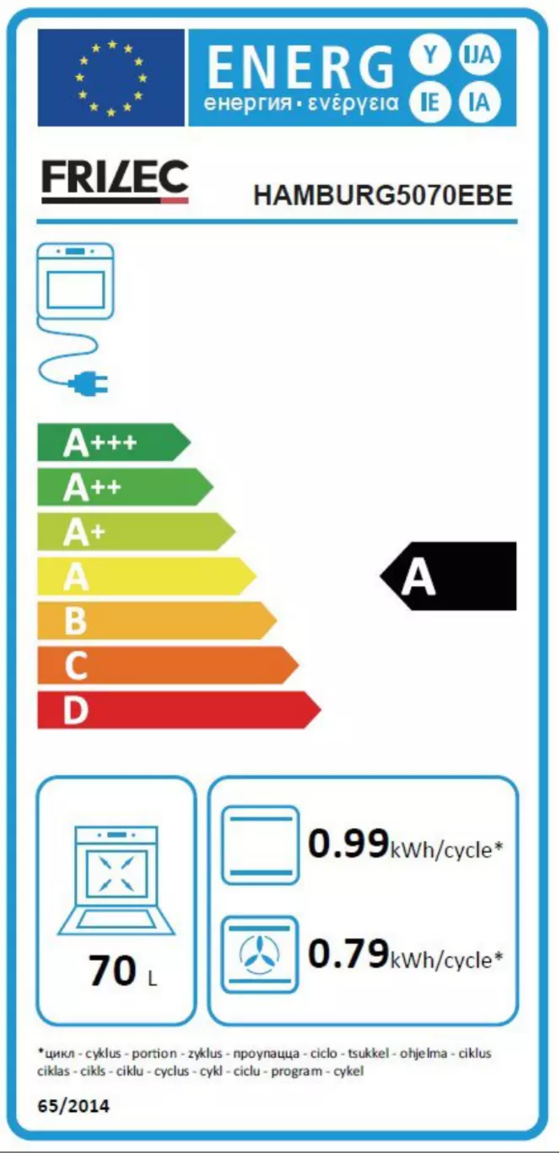 Image de la première page du manuel de l'appareil HAMBURG5070EBE