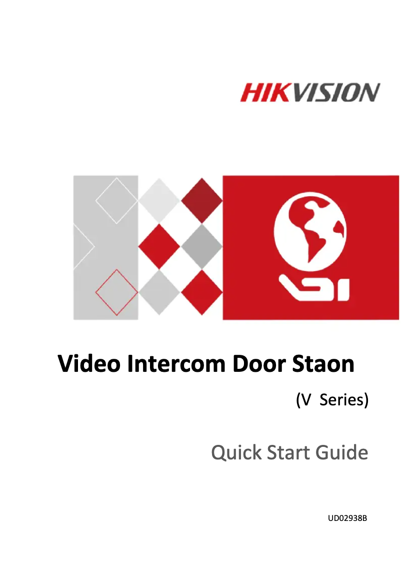 Página 1 del manual Manual de usuario Hikvision DS-KV8202