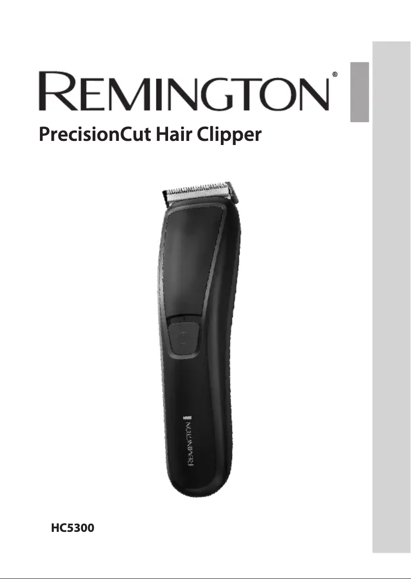 Page 1 de la notice Manuel utilisateur Remington HC5300