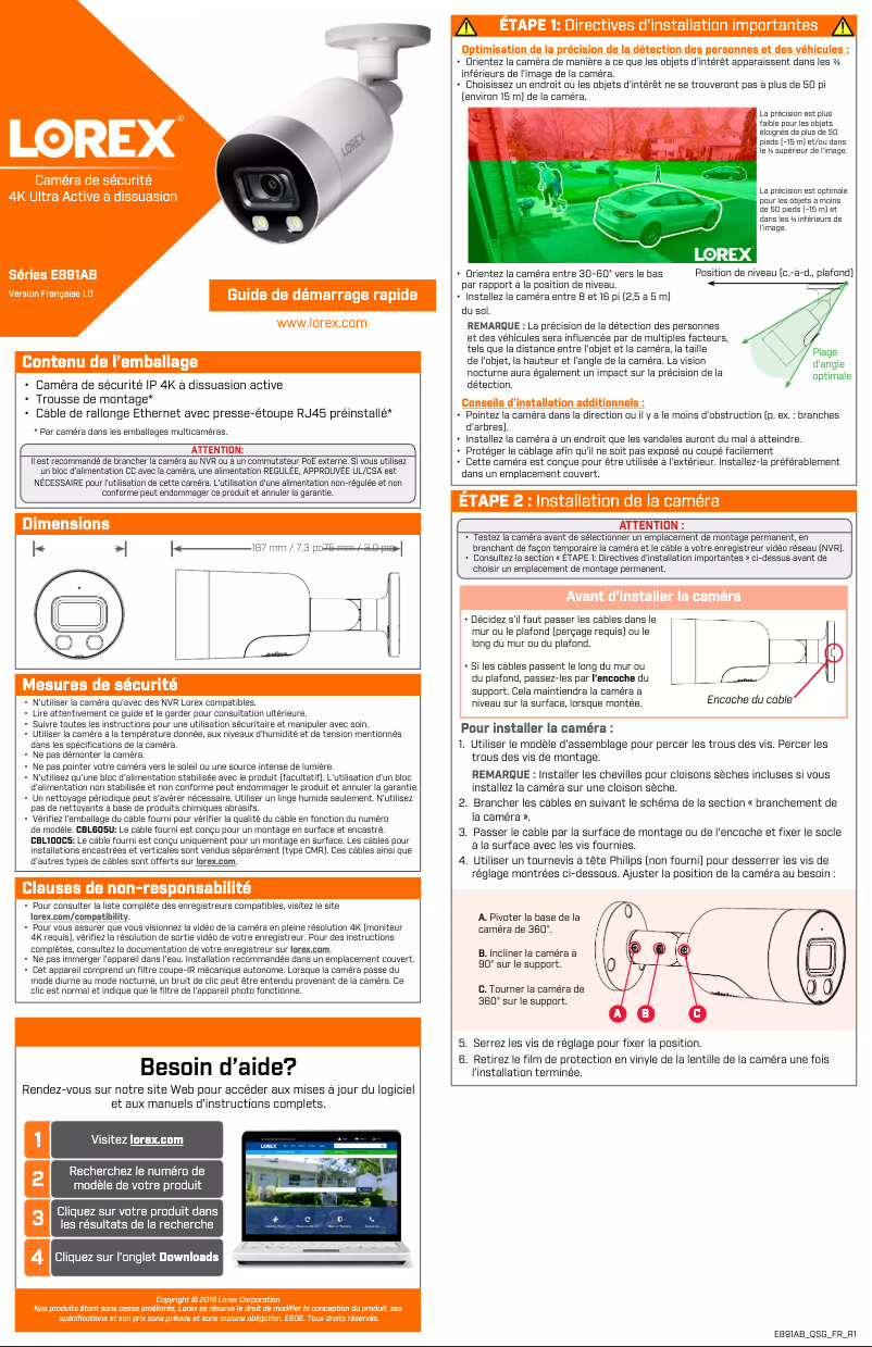 Imagen de la primera página del manual del dispositivo E891AB