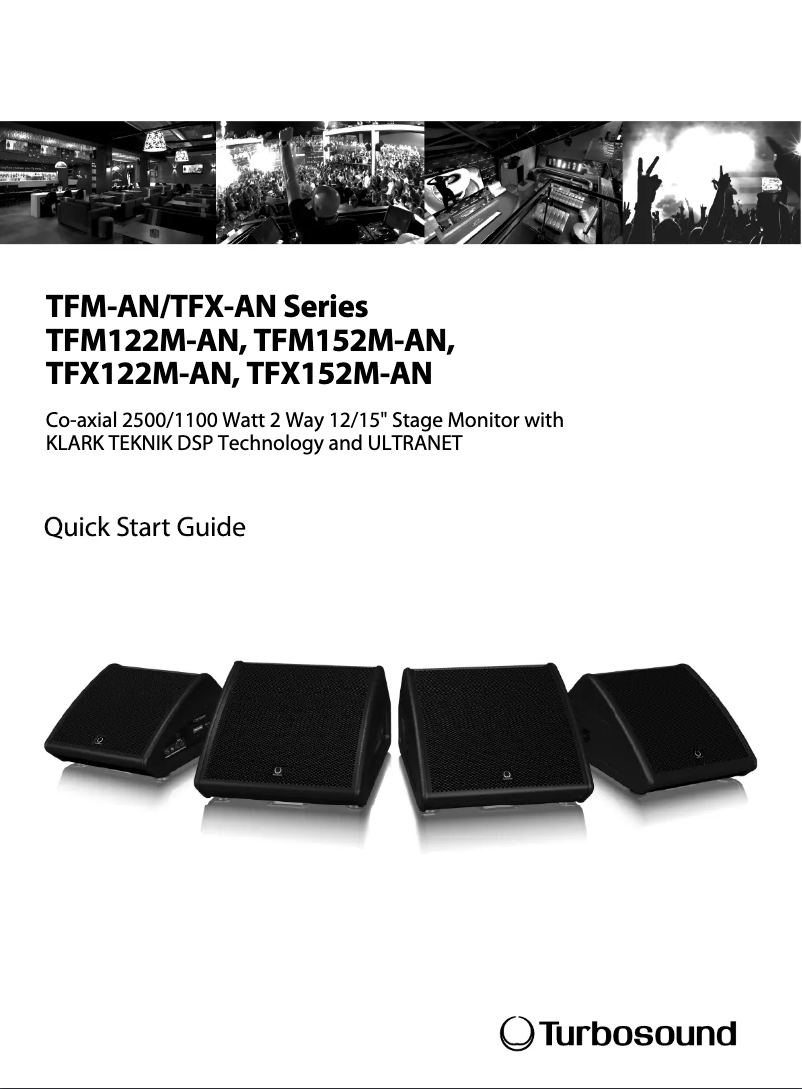 Página 1 del manual Manual de usuario Turbosound TFX122M-AN