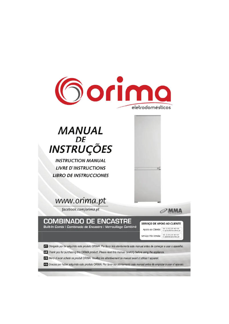 Page 1 de la notice Manuel utilisateur Orima ORH-342-BI