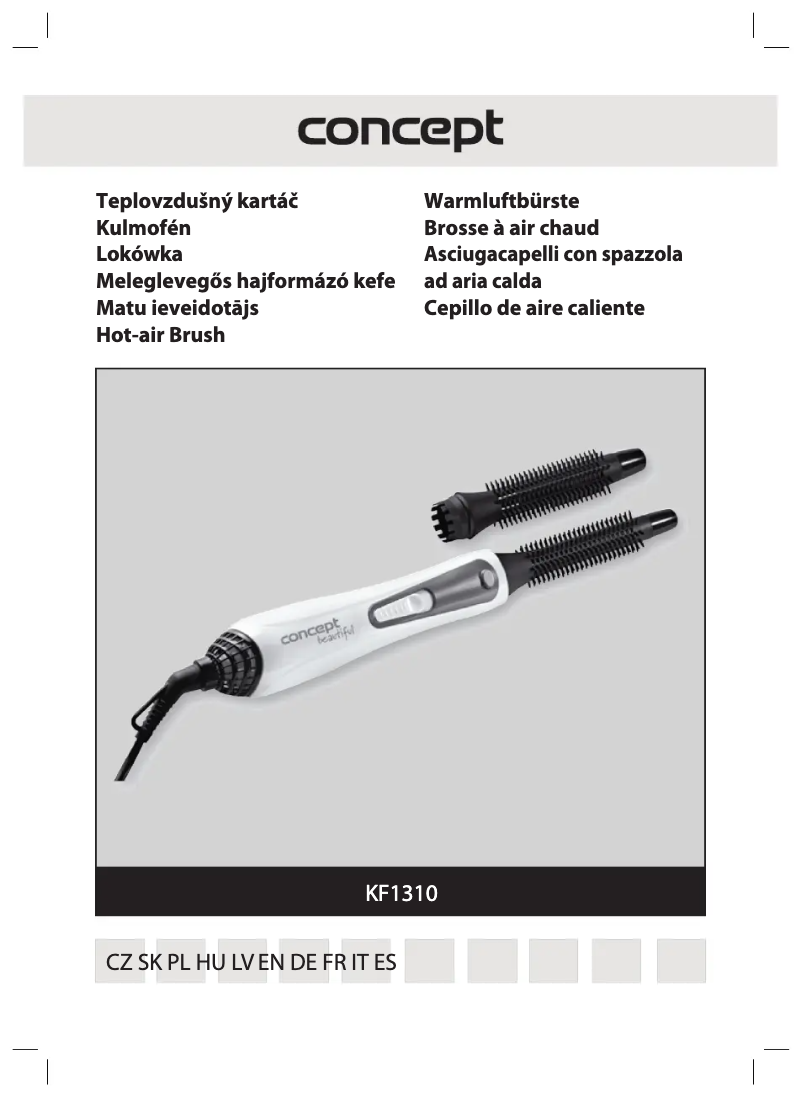 Page 1 de la notice Manuel utilisateur Concept KF-1310