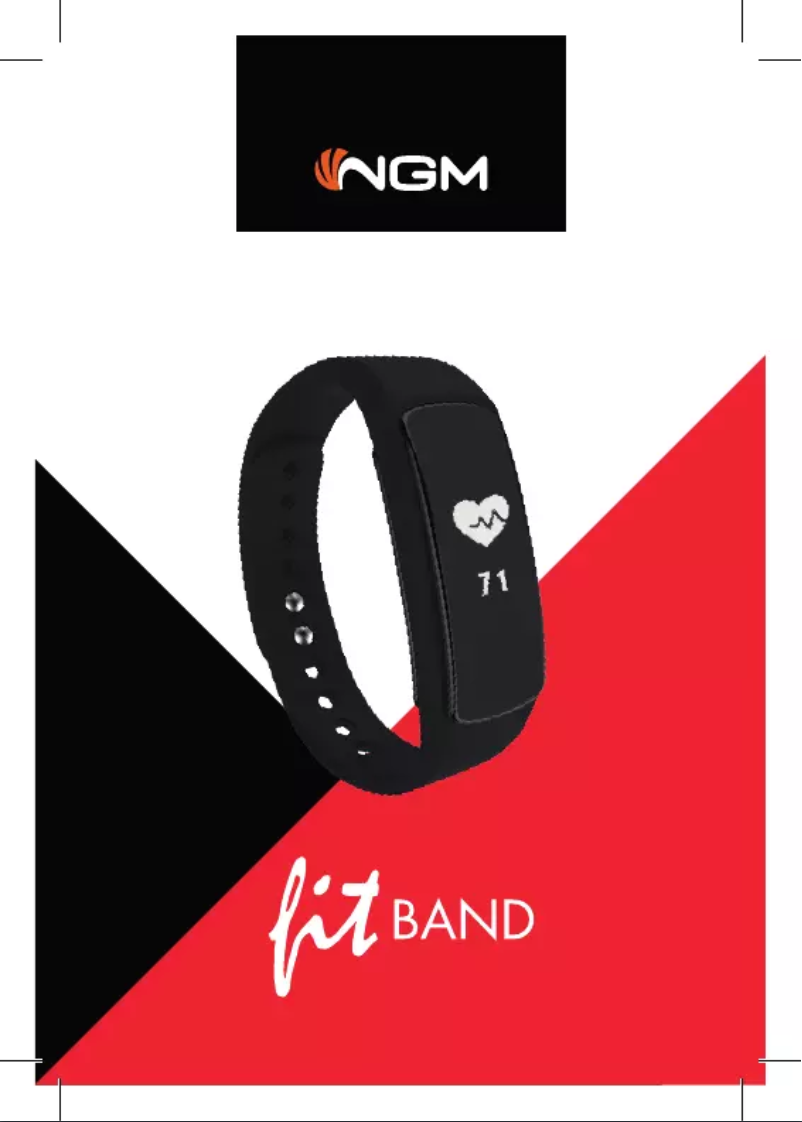 Page 1 de la notice Manuel utilisateur NGM-Mobile Fit Band