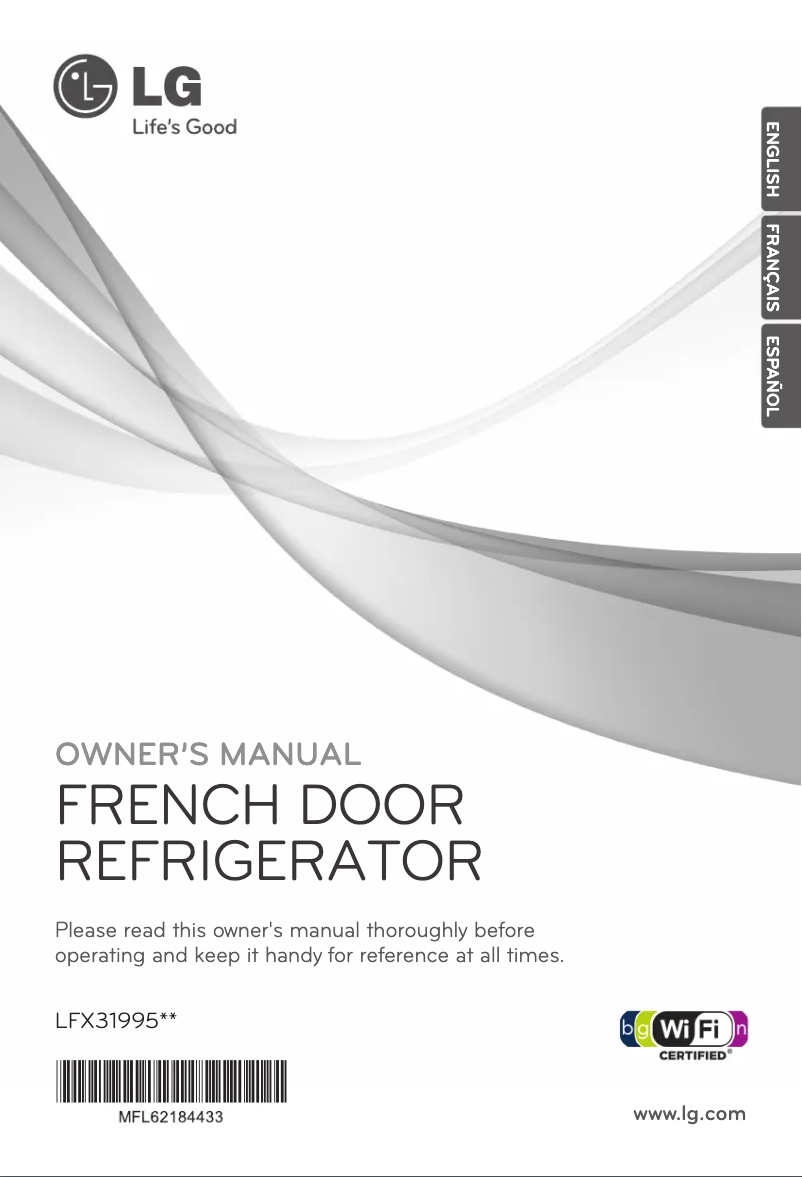 Página 1 del manual Manual de usuario LG LFX31995ST