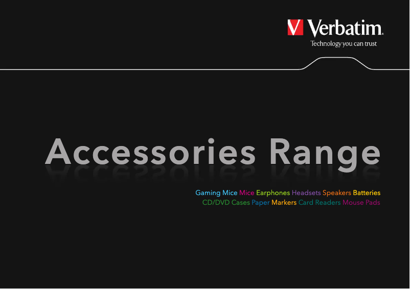 Page 1 de la notice Manuel utilisateur Verbatim Mini Optical Travel Mouse USB/PS2