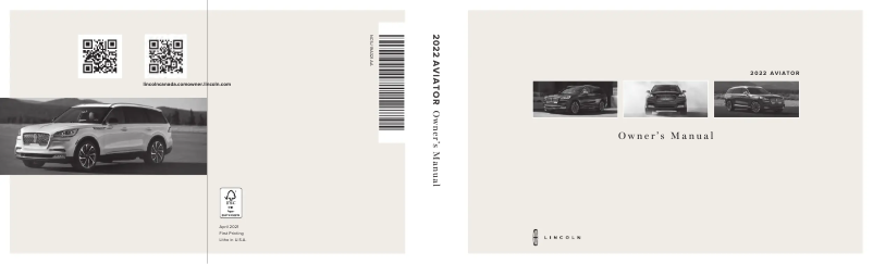 Image de la première page du manuel de l'appareil Aviator (2022)