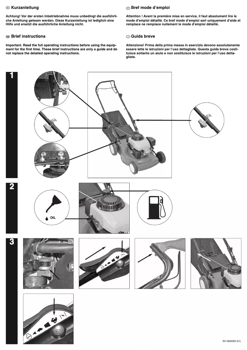 Page 1 de la notice Manuel utilisateur Do It + Garden BHR 46