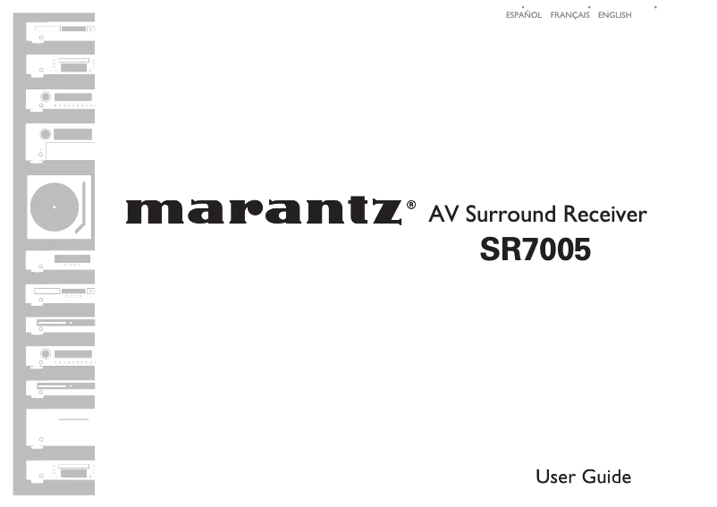 Page n°1 - Manuel utilisateur Marantz SR7005SG