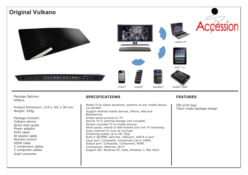 Page 1 de la notice Fiche technique Envivo ENV-1151