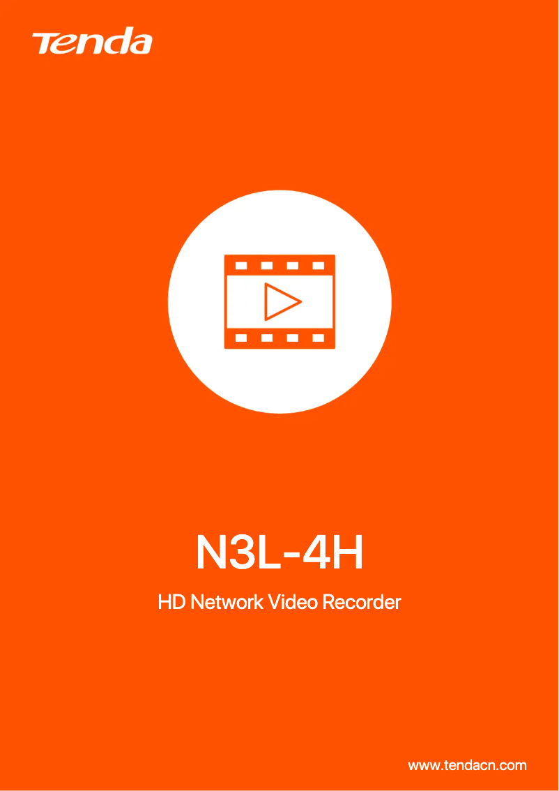Page n°1 - Fiche technique Tenda N3L-4H V1.0