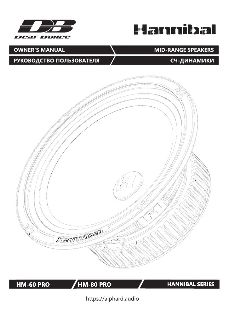 Image de la première page du manuel de l'appareil Hannibal HM-60 PRO