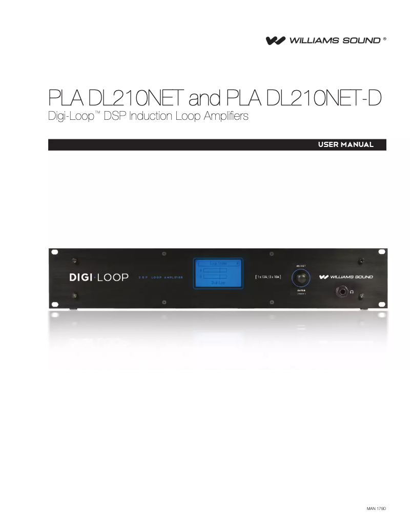 Image de la première page du manuel de l'appareil Digi-Loop PLA DL210NET