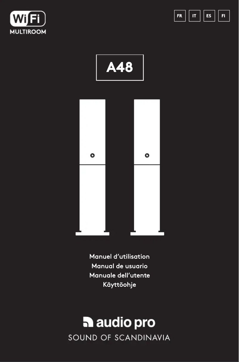 Page 1 de la notice Manuel utilisateur Audio Pro A48