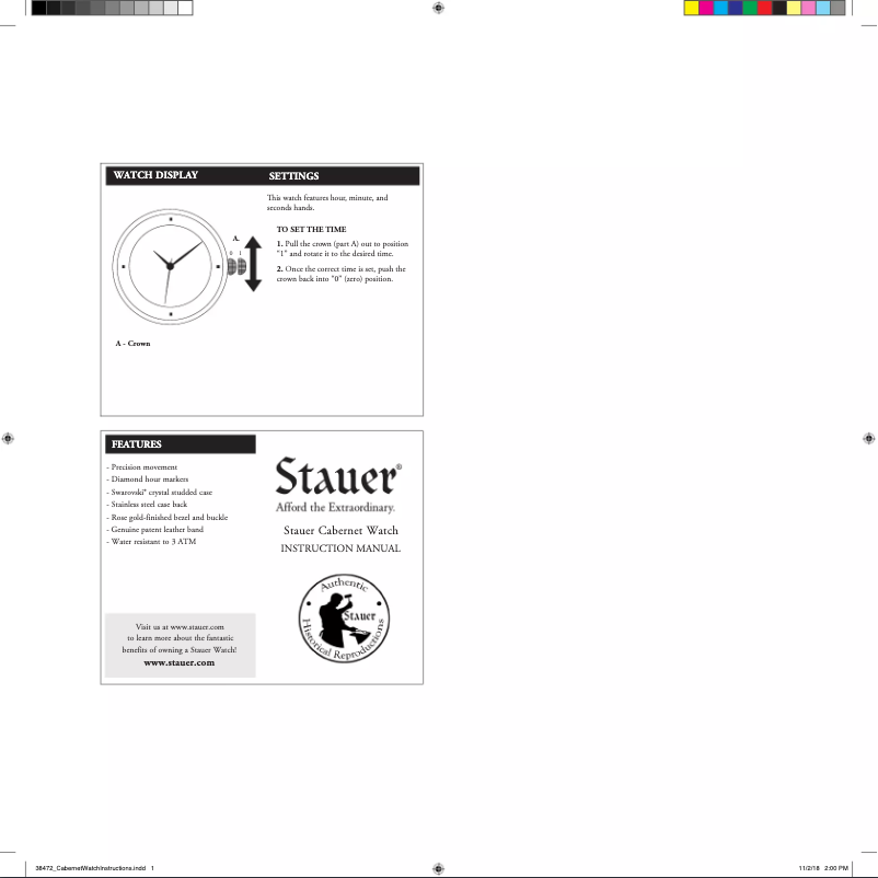 Image de la première page du manuel de l'appareil 38472
