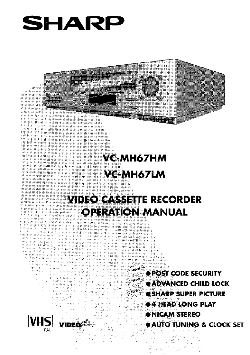 Image de la première page du manuel de l'appareil VC-MH67